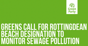 Greens call for Rottingdean beach designation to monitor sewage pollution