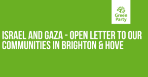 Israel-Gaza conflict Green councillors' statement