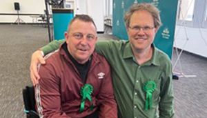 Ricky Perrin and Luke Walker Green candidates for Kemotown and queen's Park by-elections