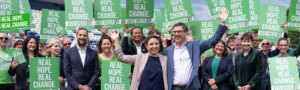 Green Party manifesto launch 2024 Sussex County Cricket Ground