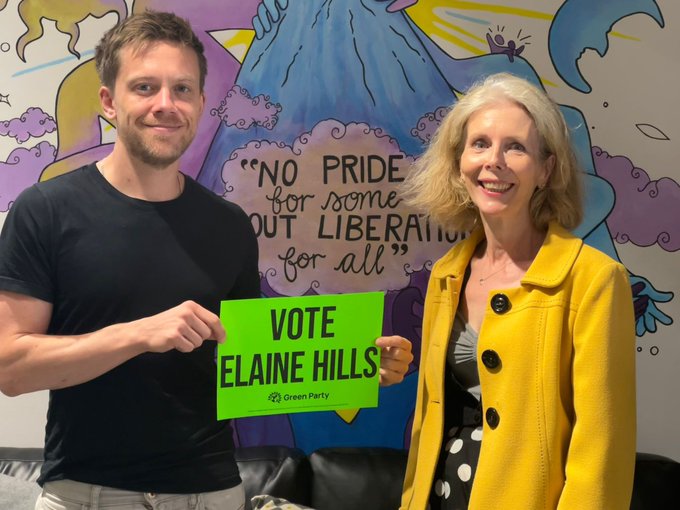 Owen Jones and Elaine Hills general Election July 2024